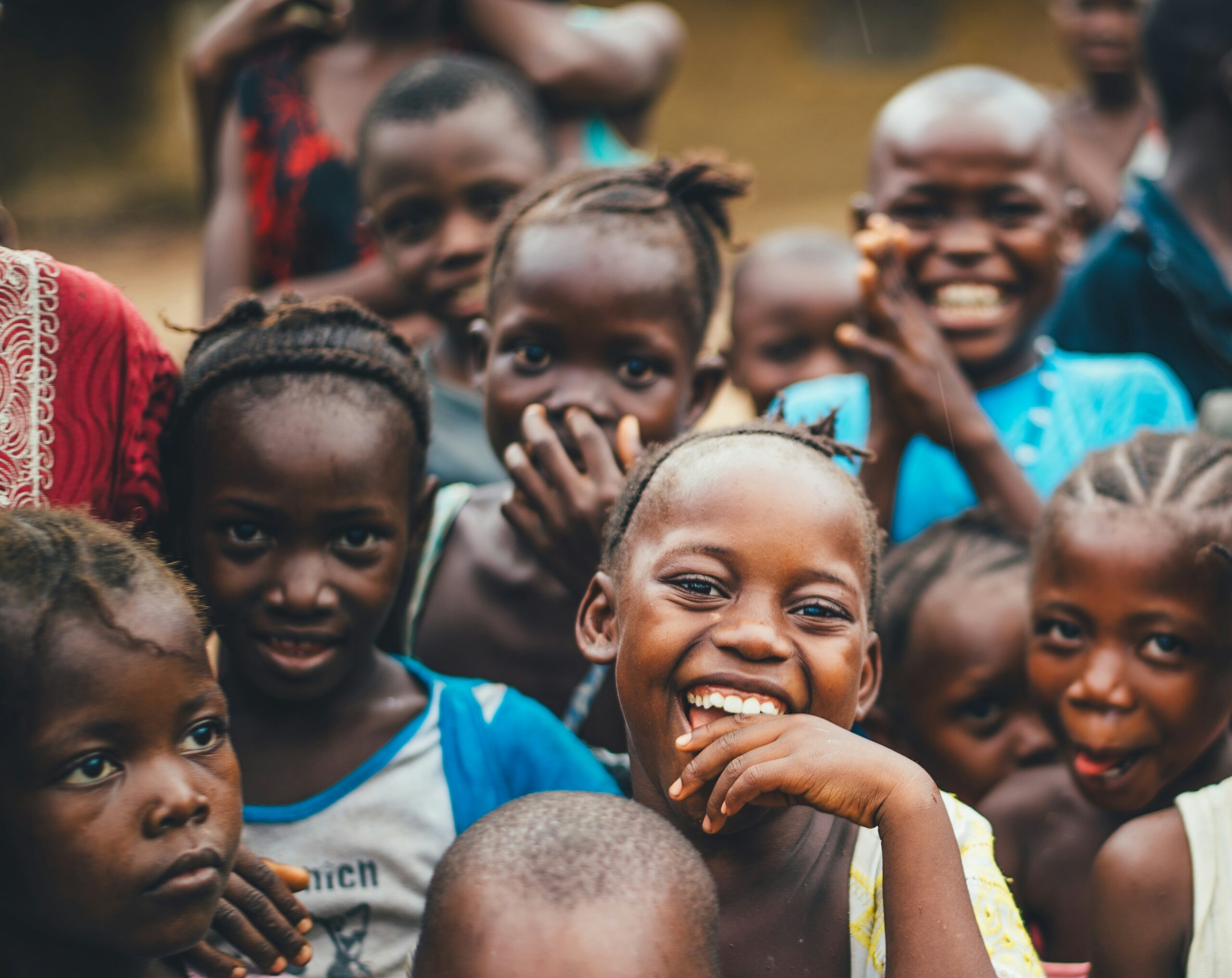 Group of smiling children